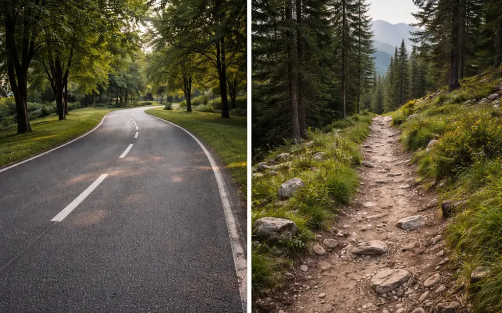 Steady Pace on Asphalt vs. Variable Effort on Trails: What Changes Mechanically?